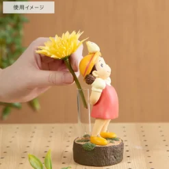 Statue Soliflore Mei & Totoro Blanc - Mon Voisin Totoro