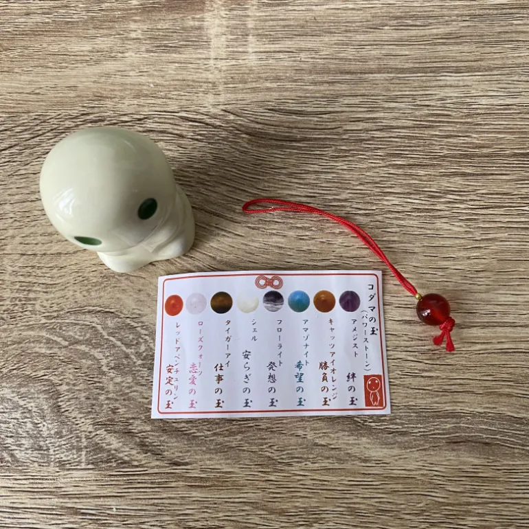 Statuette Kodama C & 1 Blind Pierre de Pouvoir - Princess Mononoké