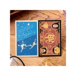 Stickers rétro Chihiro avec Haku & Aburaya - Le Voyage de Chihiro