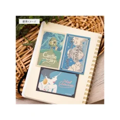 Stickers rétro Robot & Château Laputa - Le Château dans le ciel