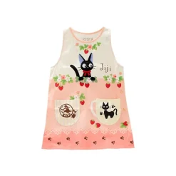 Tablier Jiji Fraises 84 x 61,5 cm - Kiki la petite sorcière