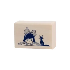 Tampon en bois Kiki & Jiji - Kiki la petite sorcière