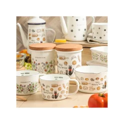 Tasse à mesurer émail Noiraudes 450ml - Mon Voisin Totoro