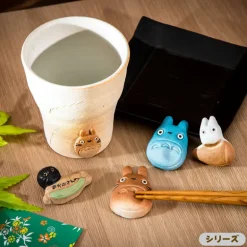 Tasse faite main blanche Shigariki Totoro - Mon voisin Totoro