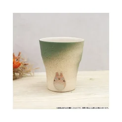 Tasse faite main verte Shigariki Totoro - Mon voisin Totoro