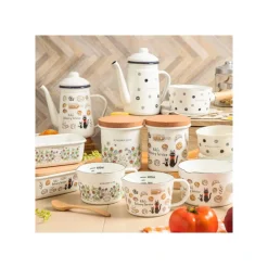 Théière émail Noiraudes 1,1l - Mon Voisin Totoro