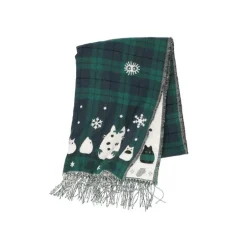 Étole avec accroche Totoro motifs à carreaux - Mon Voisin Totoro