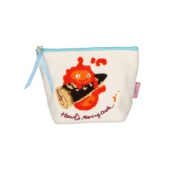 Trousse brodée Calicifer - Le Château ambulant