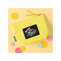 Trousse brodée Totoro Gris et Bleu - Mon Voisin Totoro