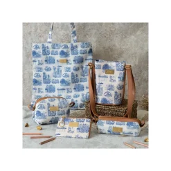 Trousse de toilette Bleu Nostalgie - Si tu tends l'oreille