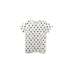 T-SHIRTS TOTORO NOIRAUDES DOTS BLANC M (FEMME) - MON VOISIN TOTORO