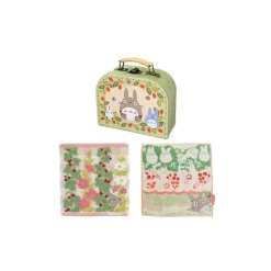 Valisette Cadeau Totoro Avec 2 Mini-Serviettes - Mon Voisin Totoro