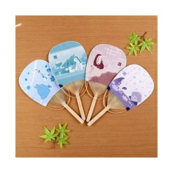 Éventail Bambou Chihiro & No Face dans le train - Le Voyage de Chihir