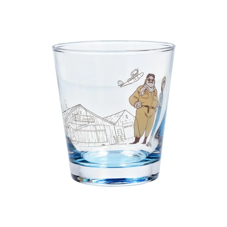 Verre décoré Marco & Fio - Porco Rosso