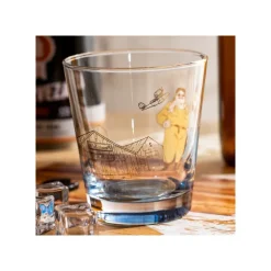 Verre décoré Marco & Fio - Porco Rosso