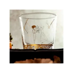 Verre Gravé Howl et Sophie - Le Château ambulant