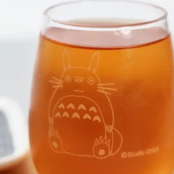 Verre gravé Totoro et gland - Mon Voisin Totoro