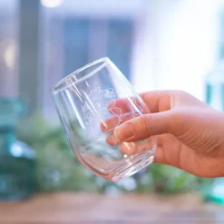 Verre gravé Totoro et gland - Mon Voisin Totoro